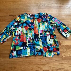 Women's‎ ali miles multicolor blouse